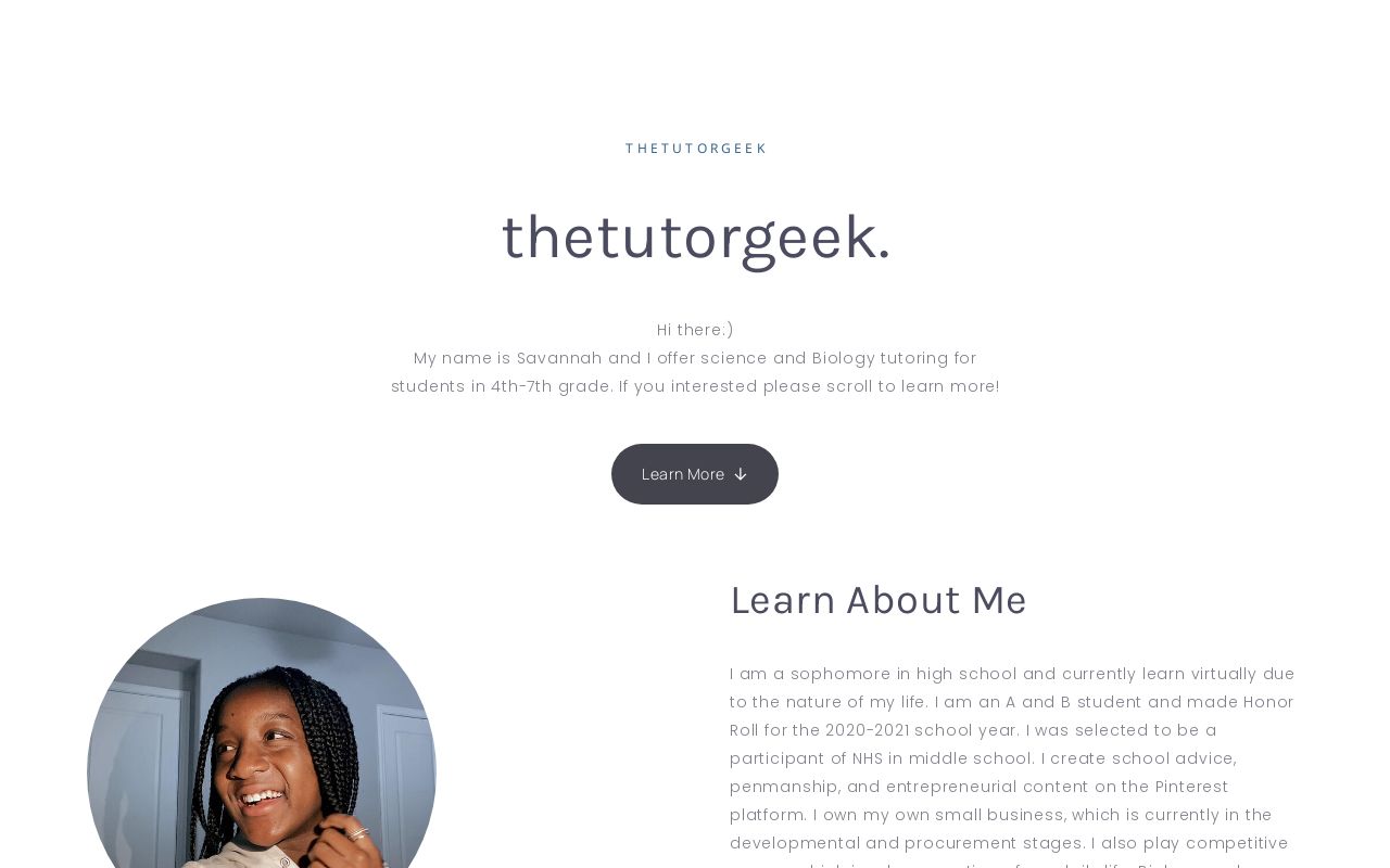 thetutorgeek - Online Tutoring Service